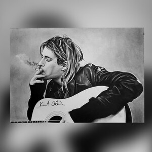 Portrait Kurt Cobain