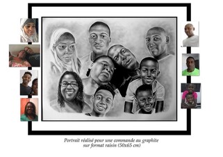 Portrait d'apr&egrave;s photo