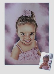 Portrait d'apr&egrave;s photo